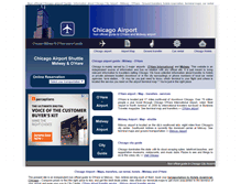 Tablet Screenshot of airport-chicago.com